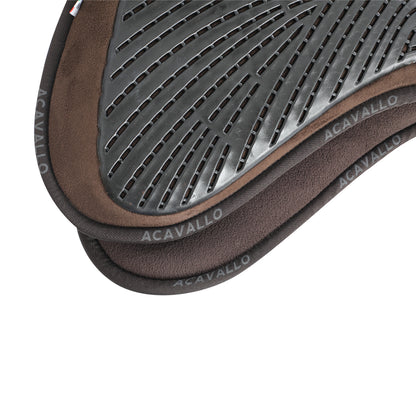 Acavallo - Underlag, memory foam, close contact, ruskind, gel grip, flat