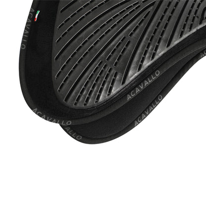 Acavallo - Underlag, memory foam, close contact, ruskind, gel grip, flat