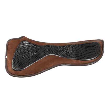 Acavallo - Dressurunderlag, memory foam, ruskind, gel grip, flat