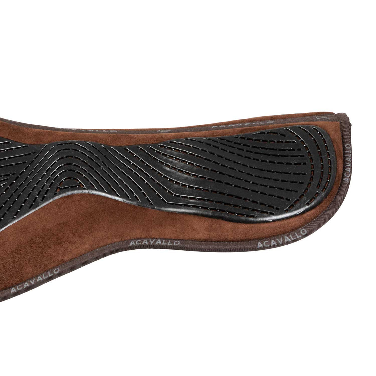 Acavallo - Dressurunderlag, memory foam, ruskind, gel grip, flat