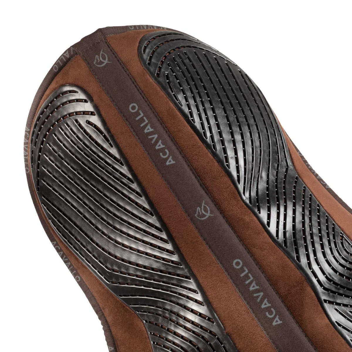 Acavallo - Dressurunderlag, memory foam, ruskind, gel grip, flat