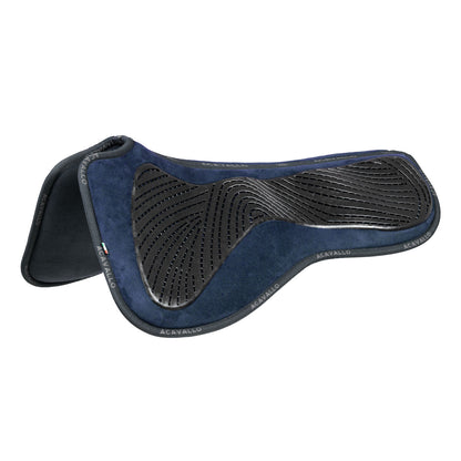 Acavallo - Dressurunderlag, memory foam, ruskind, gel grip, flat