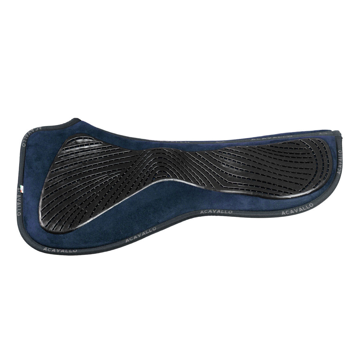 Acavallo - Dressurunderlag, memory foam, ruskind, gel grip, flat