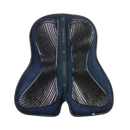 Acavallo - Dressurunderlag, memory foam, ruskind, gel grip, flat