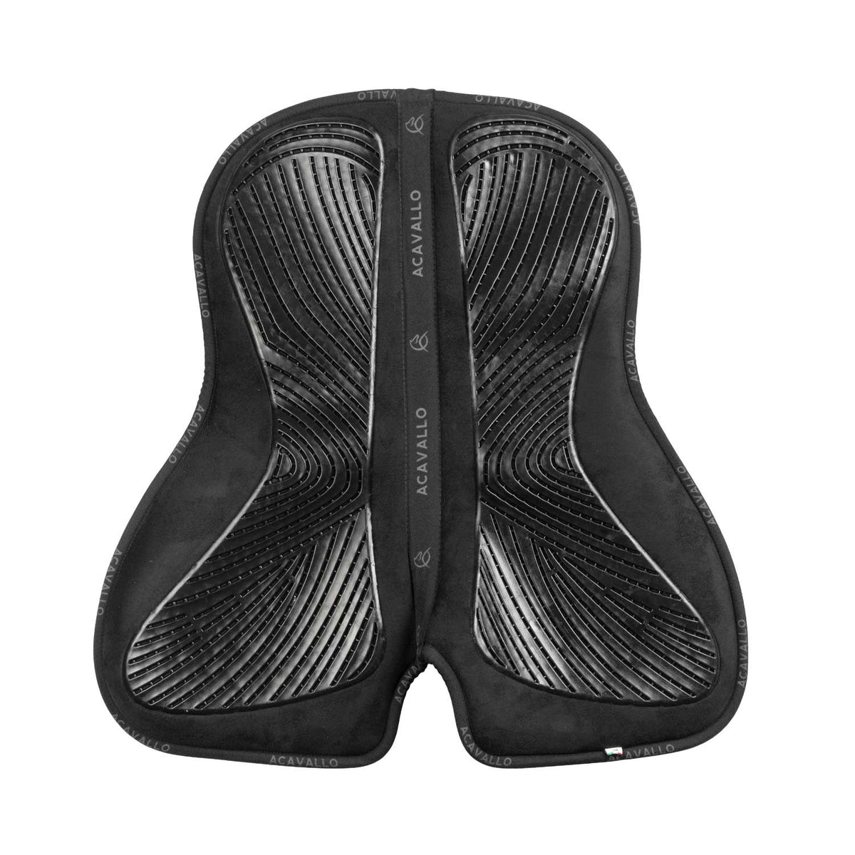 Acavallo - Dressurunderlag, memory foam, ruskind, gel grip, flat