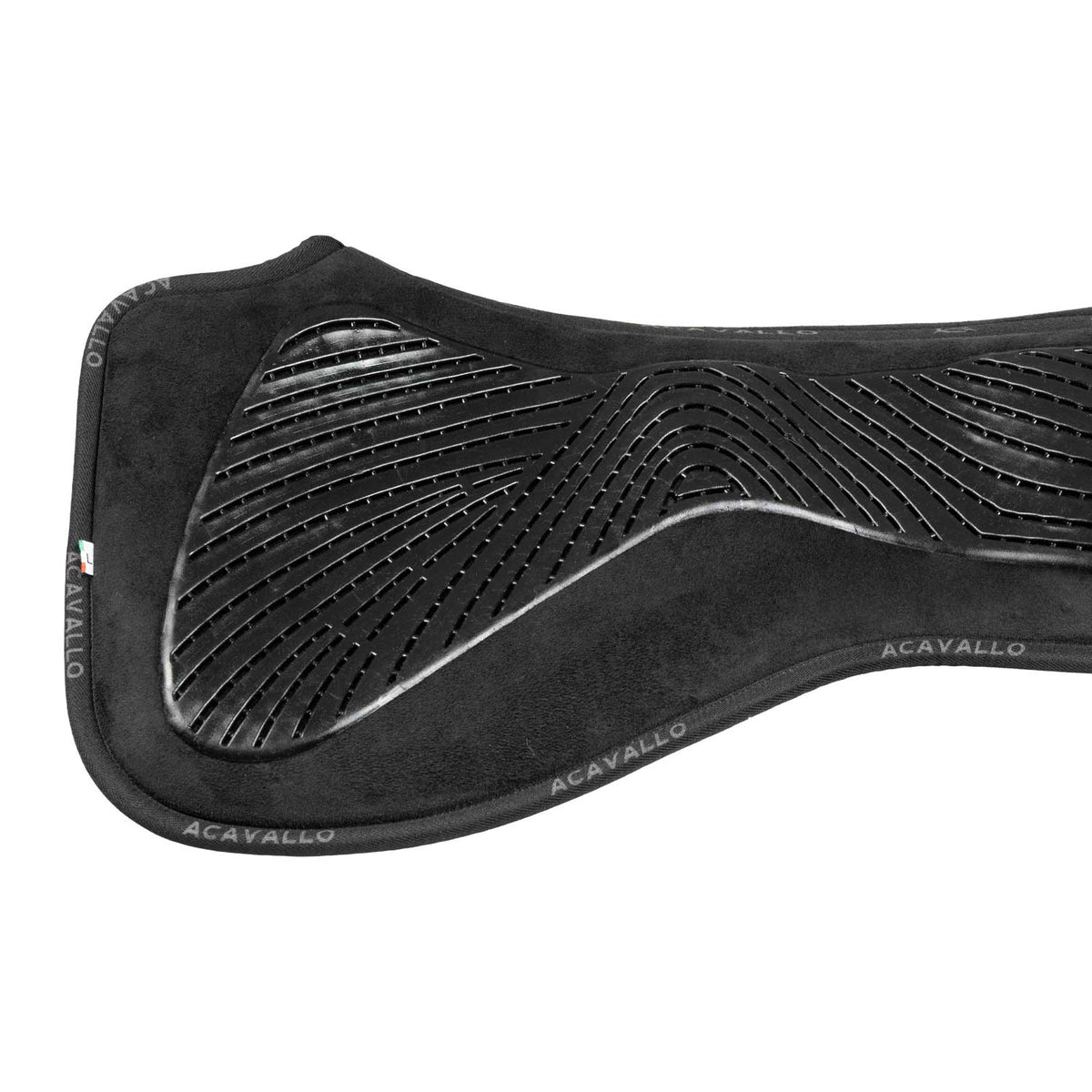 Acavallo - Dressurunderlag, memory foam, ruskind, gel grip, flat