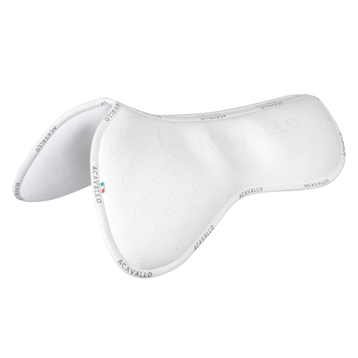 Acavallo - Underlag, memory foam, dressur, ruskind, silikone grip, flat