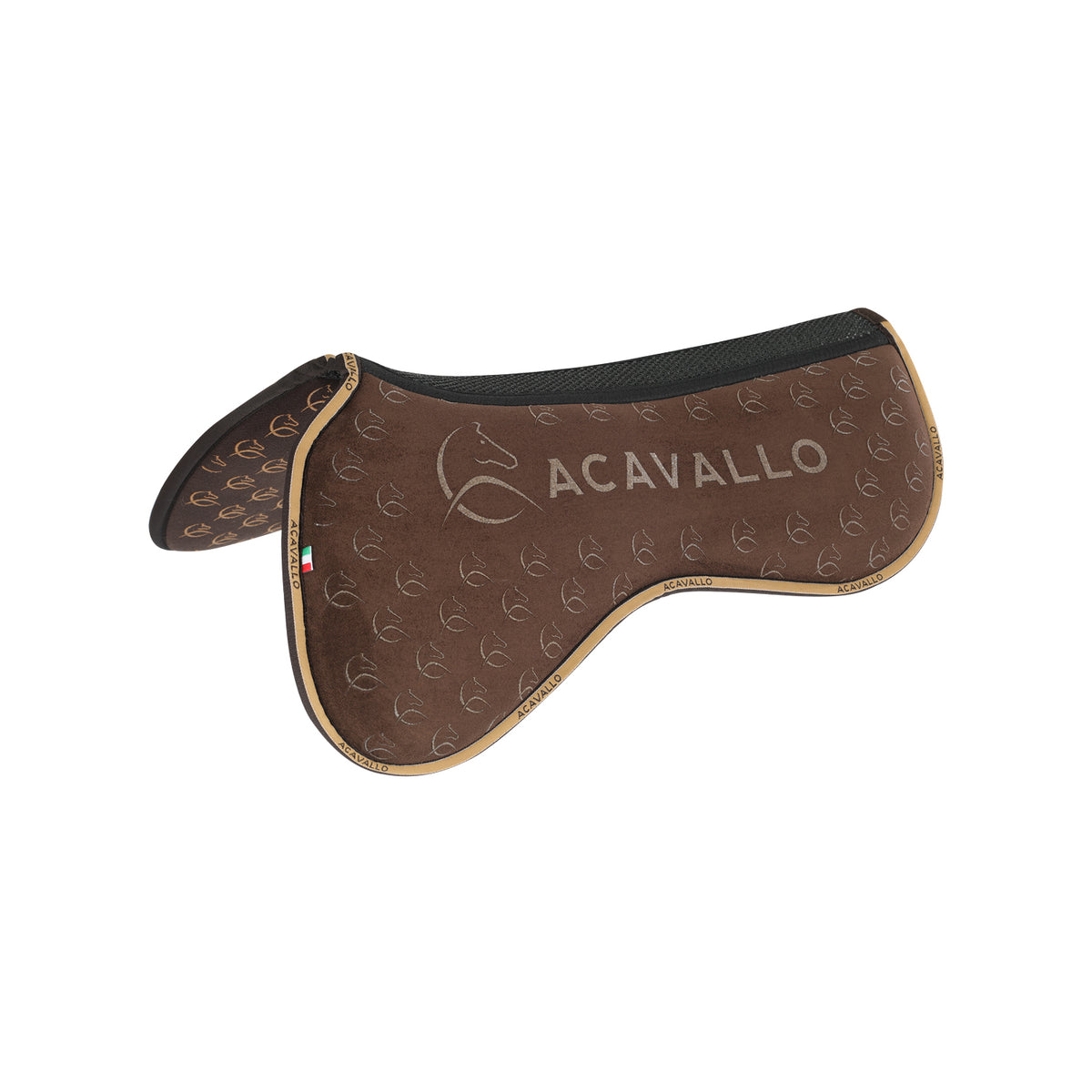 Acavallo - Underlag, memory foam, dressur, ruskind, silikone grip, flat
