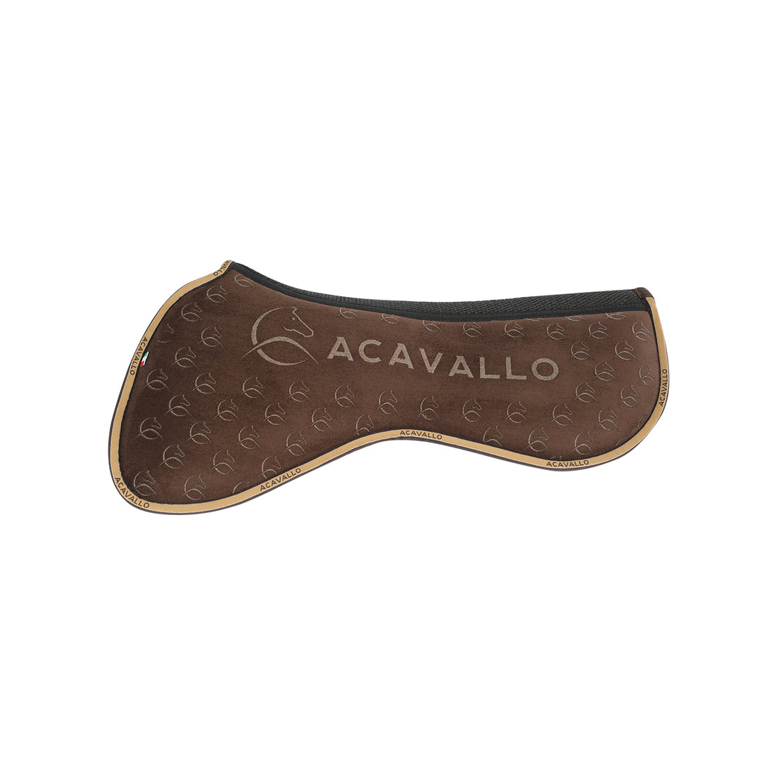 Acavallo - Underlag, memory foam, dressur, ruskind, silikone grip, flat