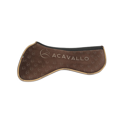 Acavallo - Underlag, memory foam, dressur, ruskind, silikone grip, flat