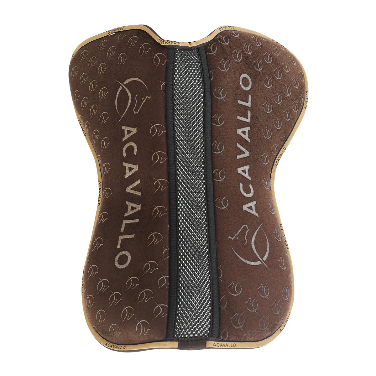 Acavallo - Underlag, memory foam, dressur, ruskind, silikone grip, flat