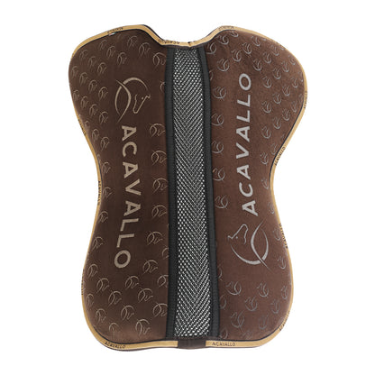 Acavallo - Underlag, memory foam, dressur, ruskind, silikone grip, flat