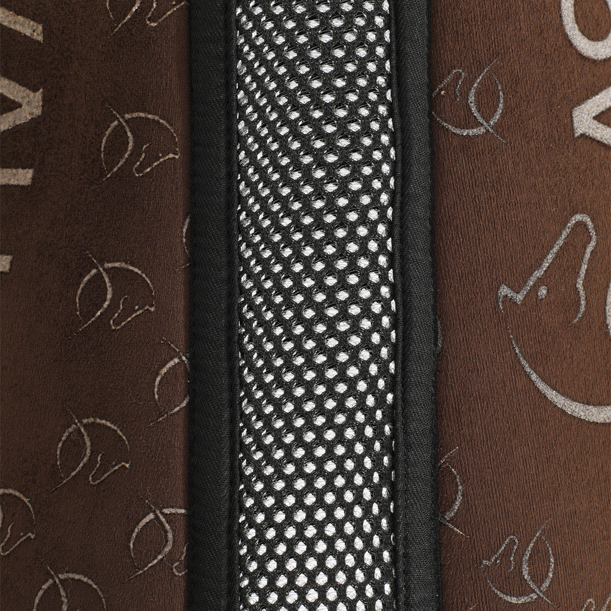 Acavallo - Underlag, memory foam, dressur, ruskind, silikone grip, flat
