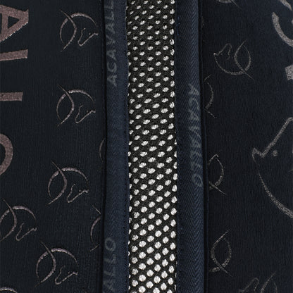 Acavallo - Underlag, memory foam, dressur, ruskind, silikone grip, flat
