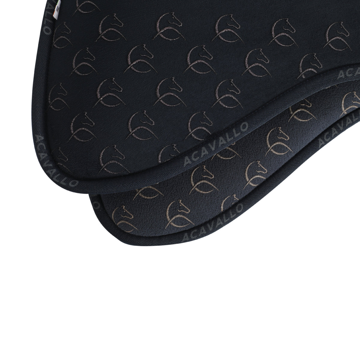 Acavallo - Underlag, memory foam, dressur, ruskind, silikone grip, flat