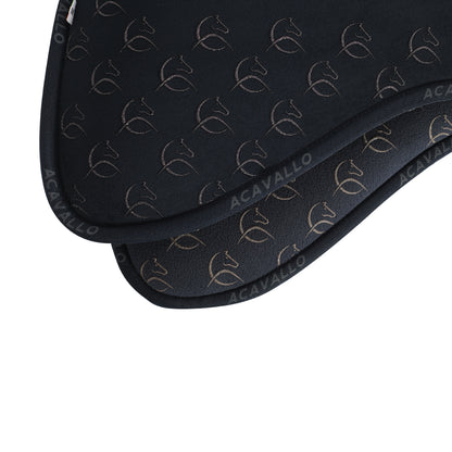 Acavallo - Underlag, memory foam, dressur, ruskind, silikone grip, flat