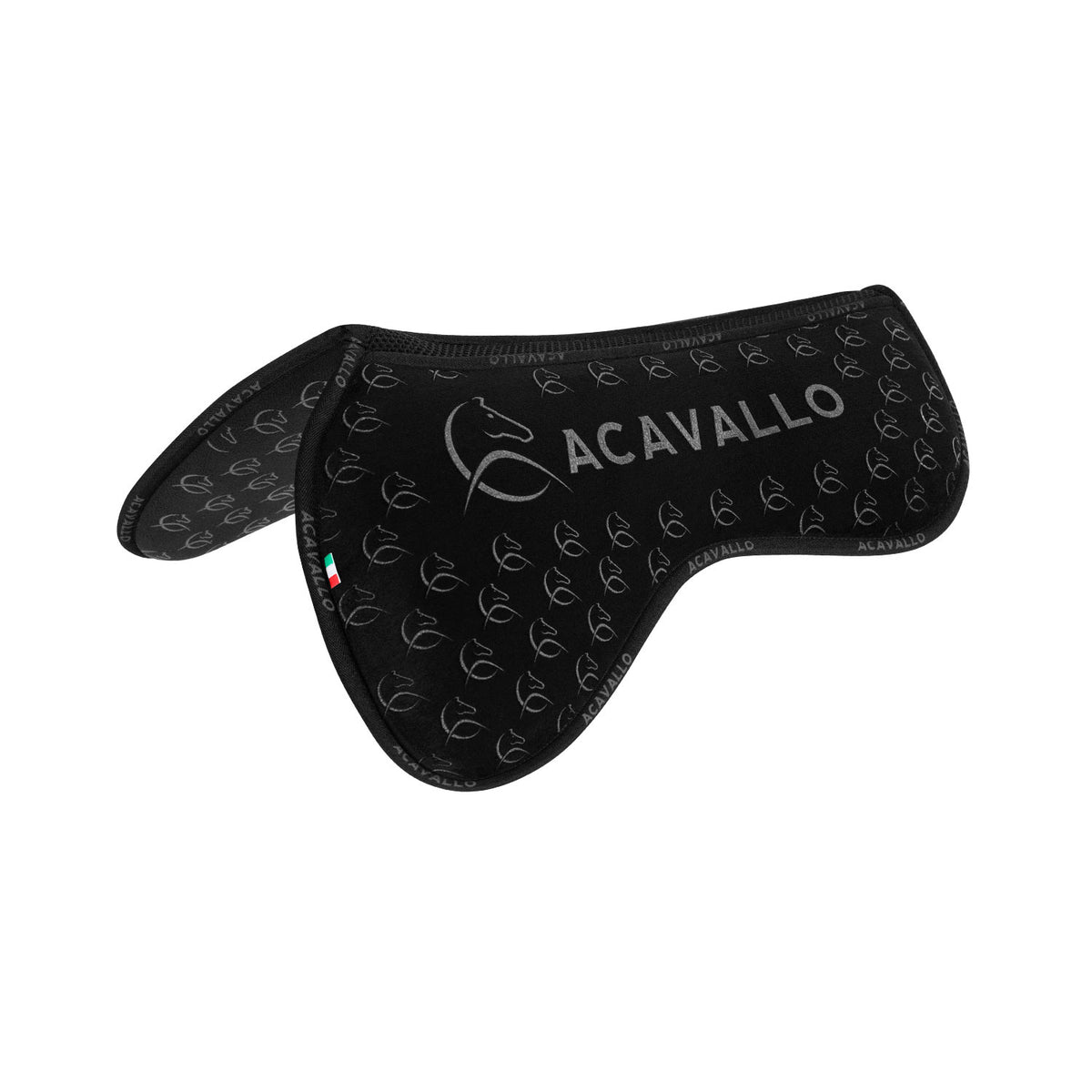Acavallo - Underlag, memory foam, dressur, ruskind, silikone grip, flat