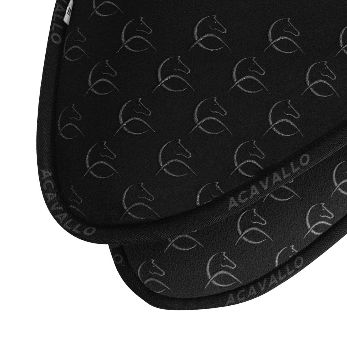 Acavallo - Underlag, memory foam, dressur, ruskind, silikone grip, flat