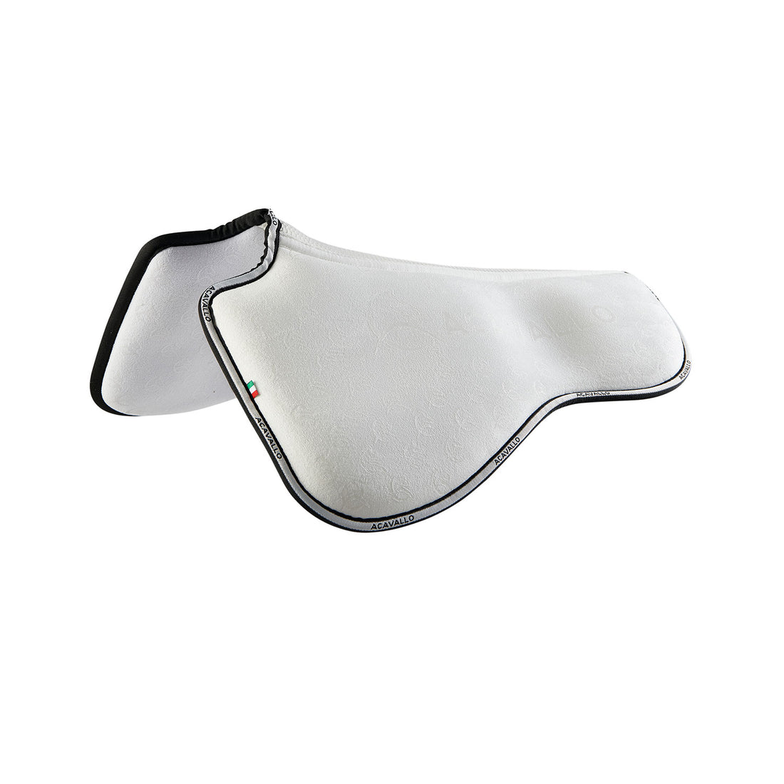 Acavallo - Underlag, memory foam, dressur, ruskind, indvendig silikone grip, flat