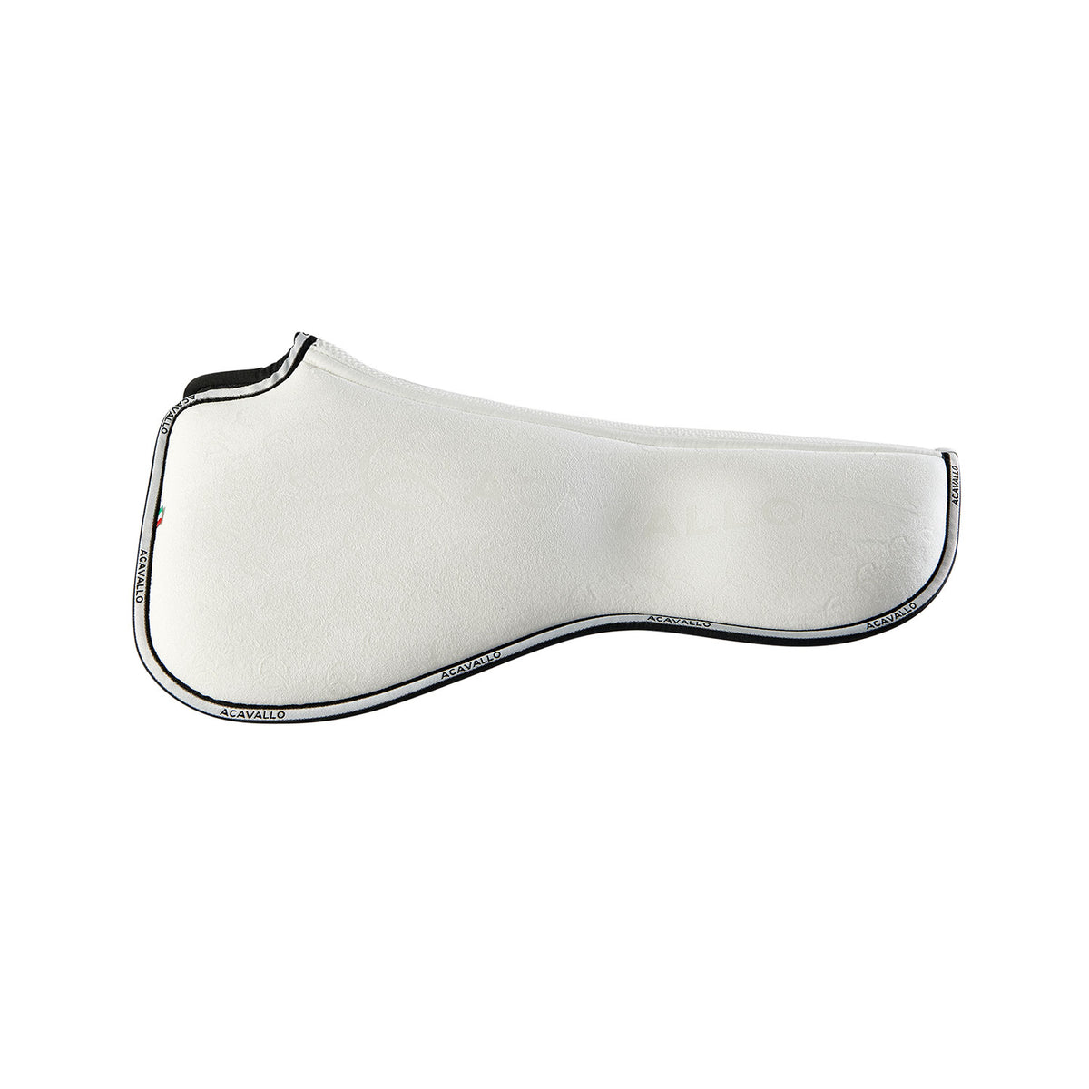 Acavallo - Underlag, memory foam, dressur, ruskind, indvendig silikone grip, flat