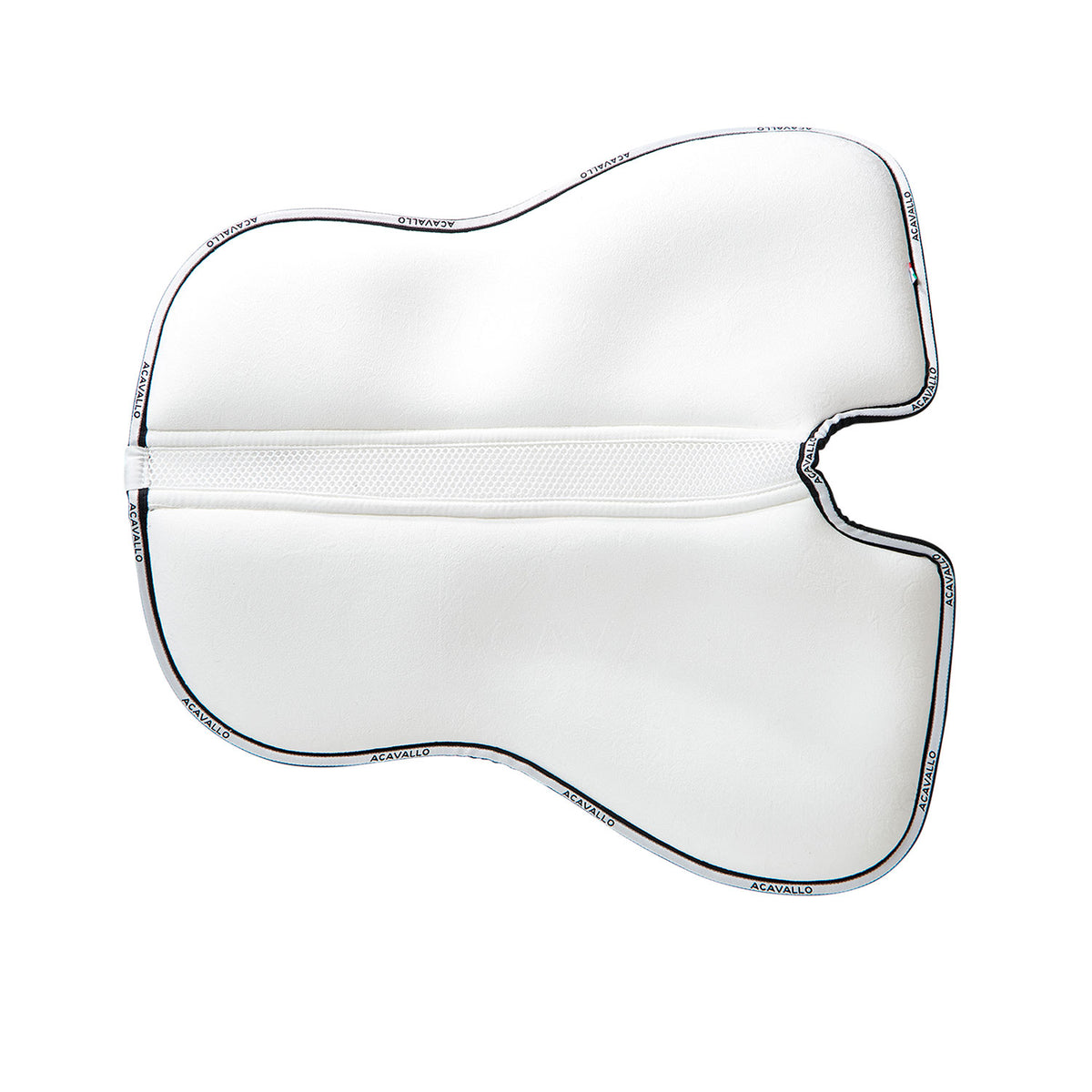 Acavallo - Underlag, memory foam, dressur, ruskind, indvendig silikone grip, flat