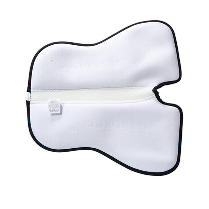 Acavallo - Underlag, memory foam, dressur, ruskind, indvendig silikone grip, flat