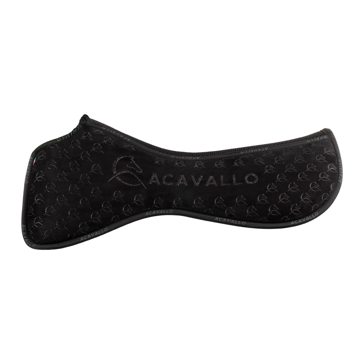 Acavallo - Underlag, memory foam, dressur, ruskind, indvendig silikone grip, flat