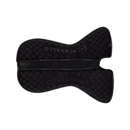 Acavallo - Underlag, memory foam, dressur, ruskind, indvendig silikone grip, flat
