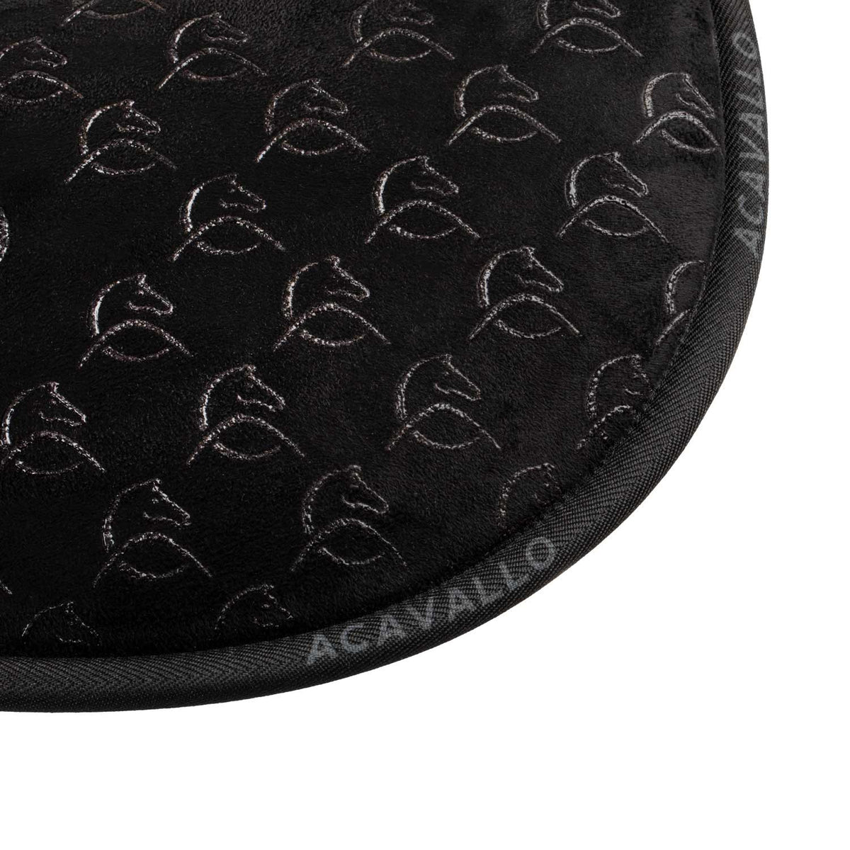 Acavallo - Underlag, memory foam, dressur, ruskind, indvendig silikone grip, flat