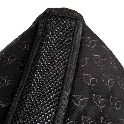 Acavallo - Underlag, memory foam, dressur, ruskind, indvendig silikone grip, flat