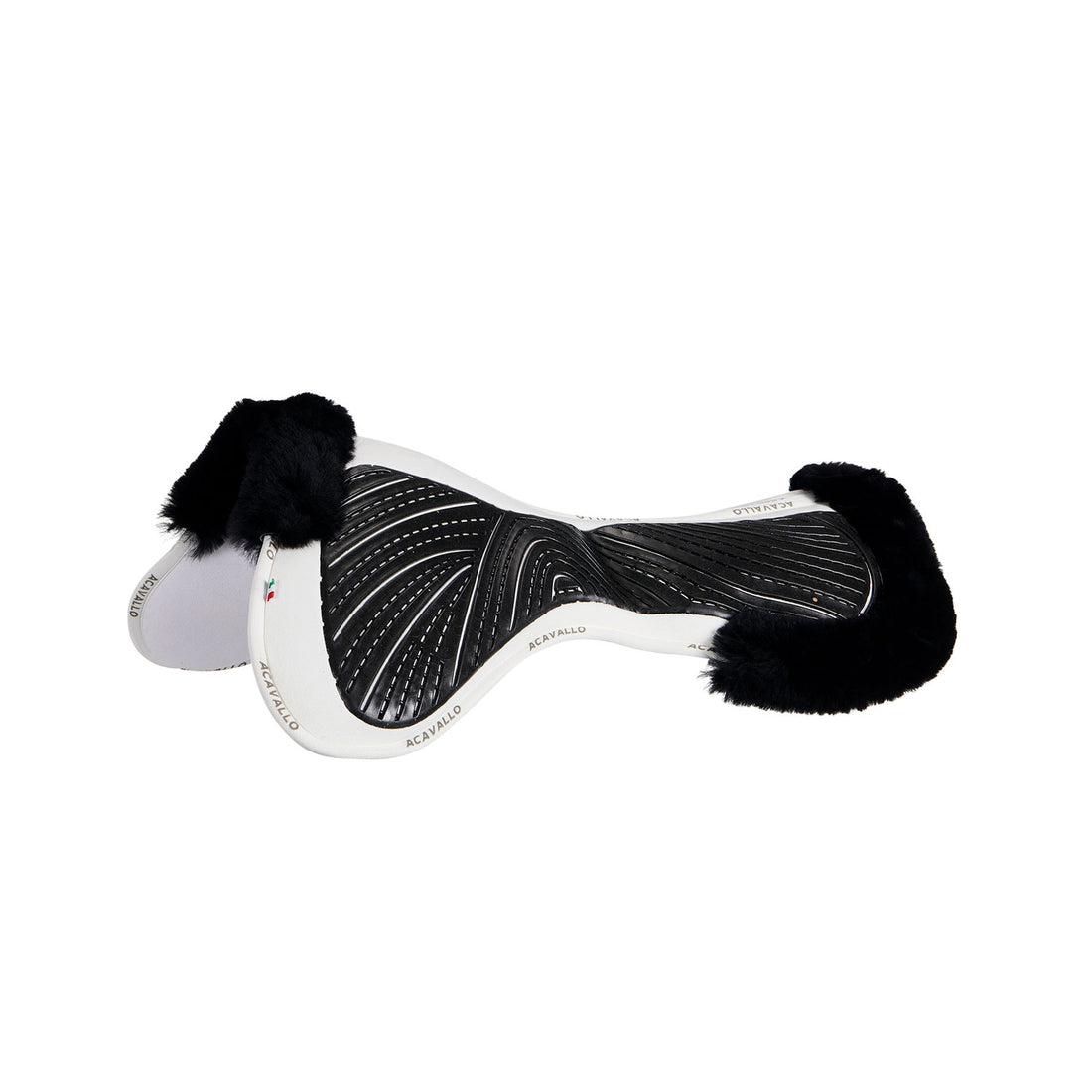 Acavallo - Underlag, memory foam, close contact, cut-out lammeskind, gel grip, flat
