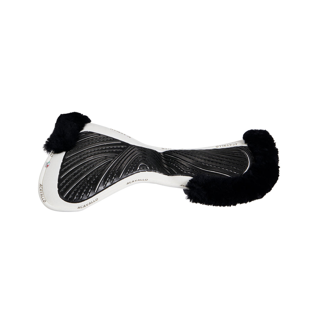 Acavallo - Underlag, memory foam, close contact, cut-out lammeskind, gel grip, flat