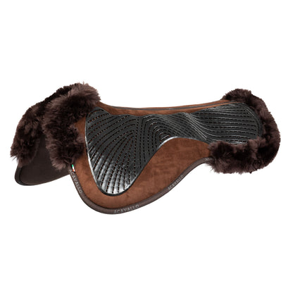 Acavallo - Dressurunderlag, memory foam, cut-out lammeskind, gel grip, flat