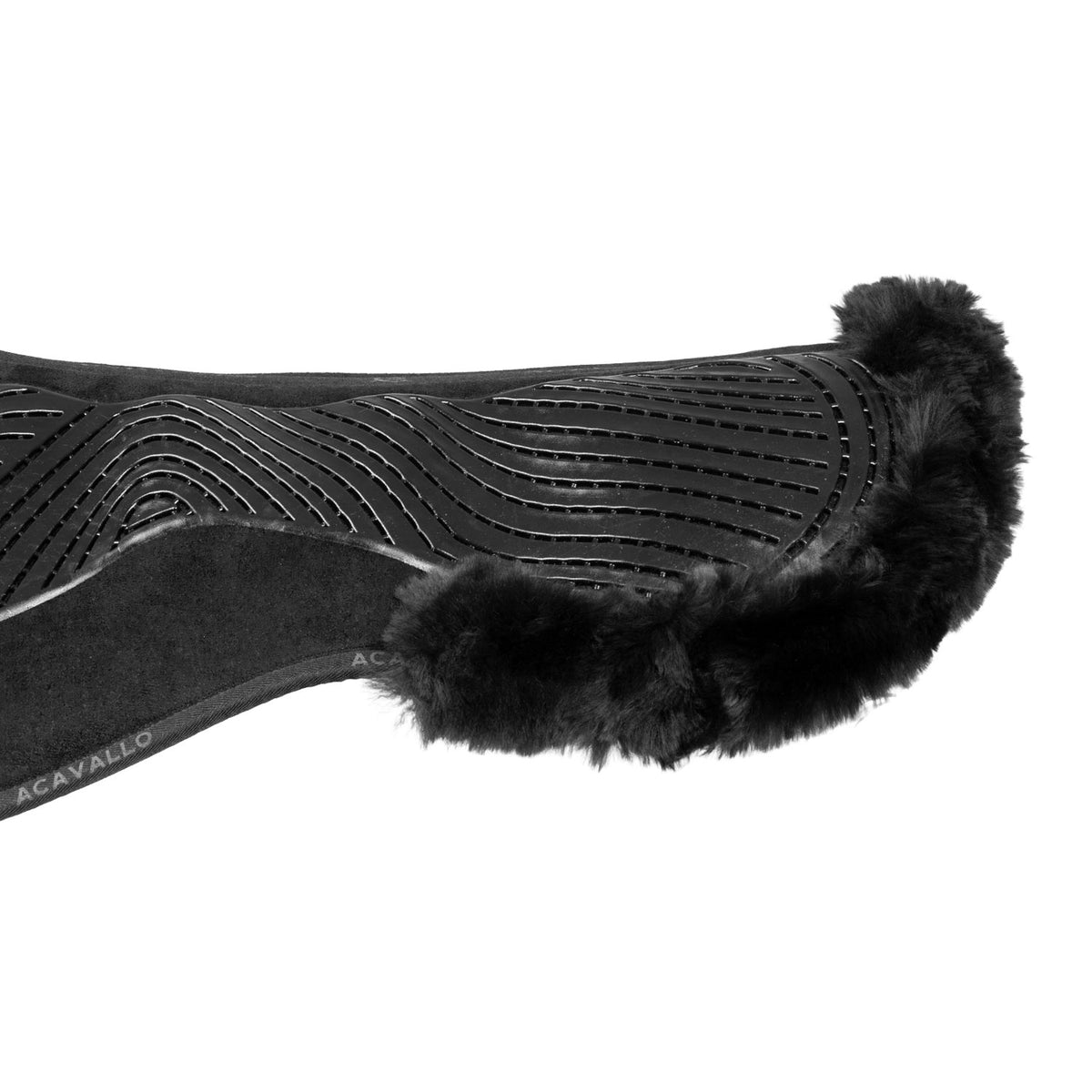 Acavallo - Dressurunderlag, memory foam, cut-out lammeskind, gel grip, flat