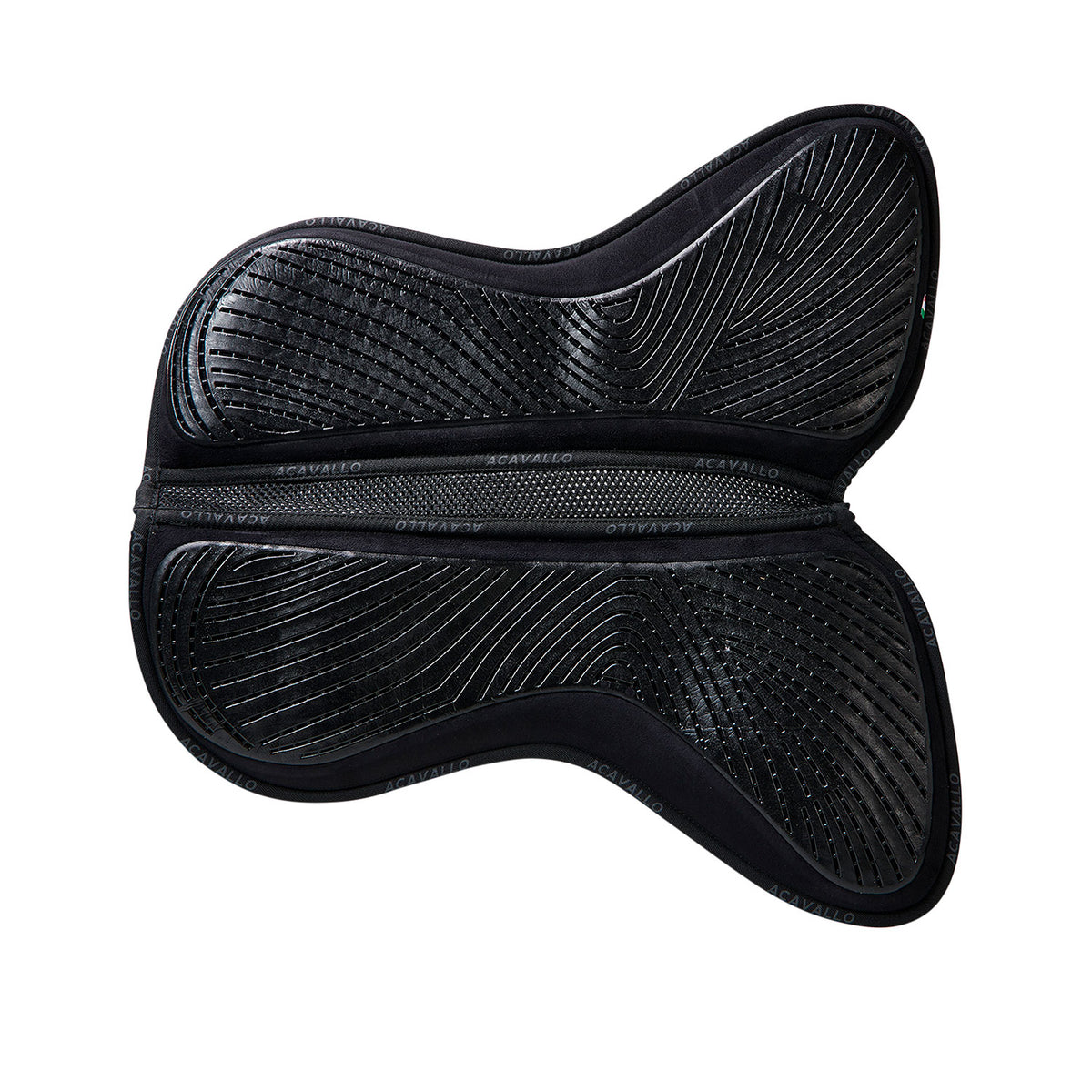 Acavallo - Underlag, memory foam, close contact, ruskind, dobbeltsidet grip, flat