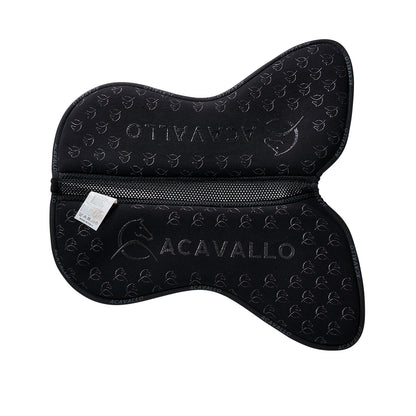 Acavallo - Underlag, memory foam, close contact, ruskind, dobbeltsidet grip, flat