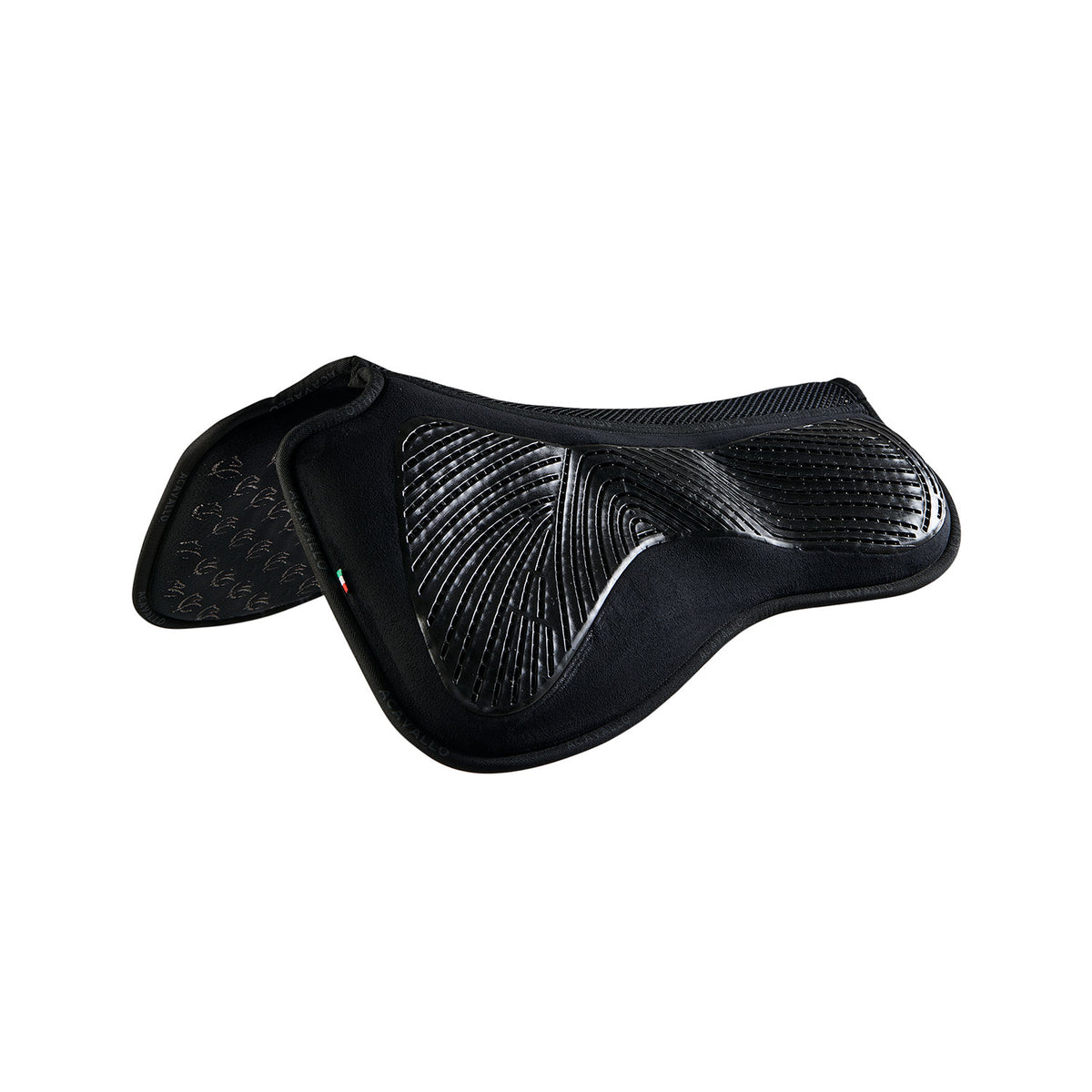 Acavallo - Underlag, memory foam, dressur, ruskind, dobbeltsidet grip, flat