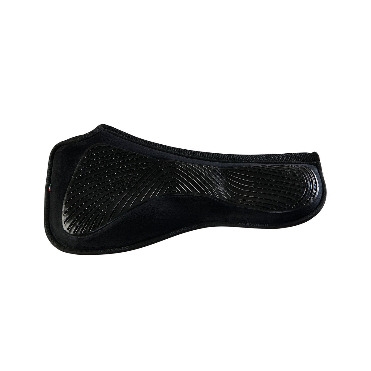 Acavallo - Underlag, memory foam, dressur, ruskind, dobbeltsidet grip, flat