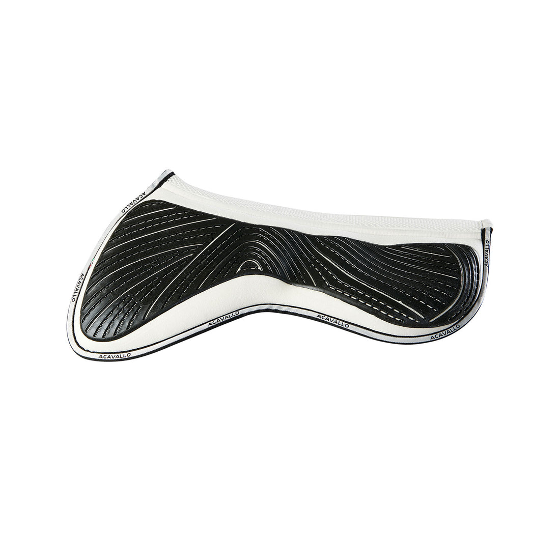 Acavallo - Underlag, memory foam, close contact, ruskind, gel grip, flat (3D)