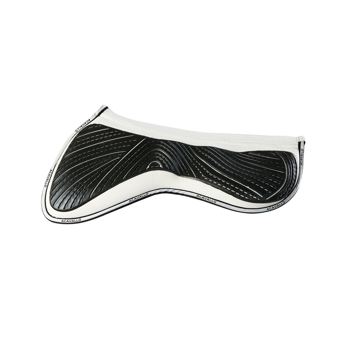 Acavallo - Underlag, memory foam, close contact, ruskind, gel grip, flat (3D)