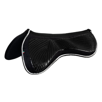 Acavallo - Underlag, memory foam, close contact, ruskind, gel grip, flat (3D)