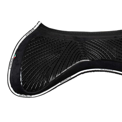 Acavallo - Underlag, memory foam, close contact, ruskind, gel grip, flat (3D)