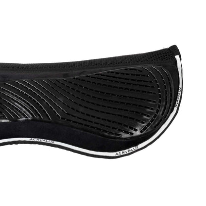 Acavallo - Underlag, memory foam, close contact, ruskind, gel grip, flat (3D)