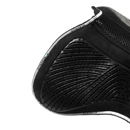 Acavallo - Underlag, memory foam, close contact, ruskind, gel grip, flat (3D)