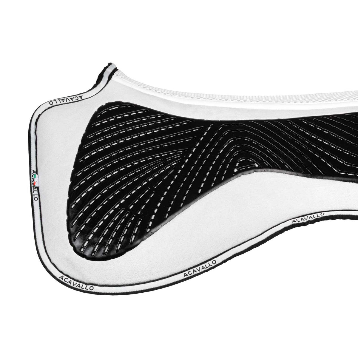 Acavallo - Underlag, memory foam, dressur, ruskind, gel grip, flat
