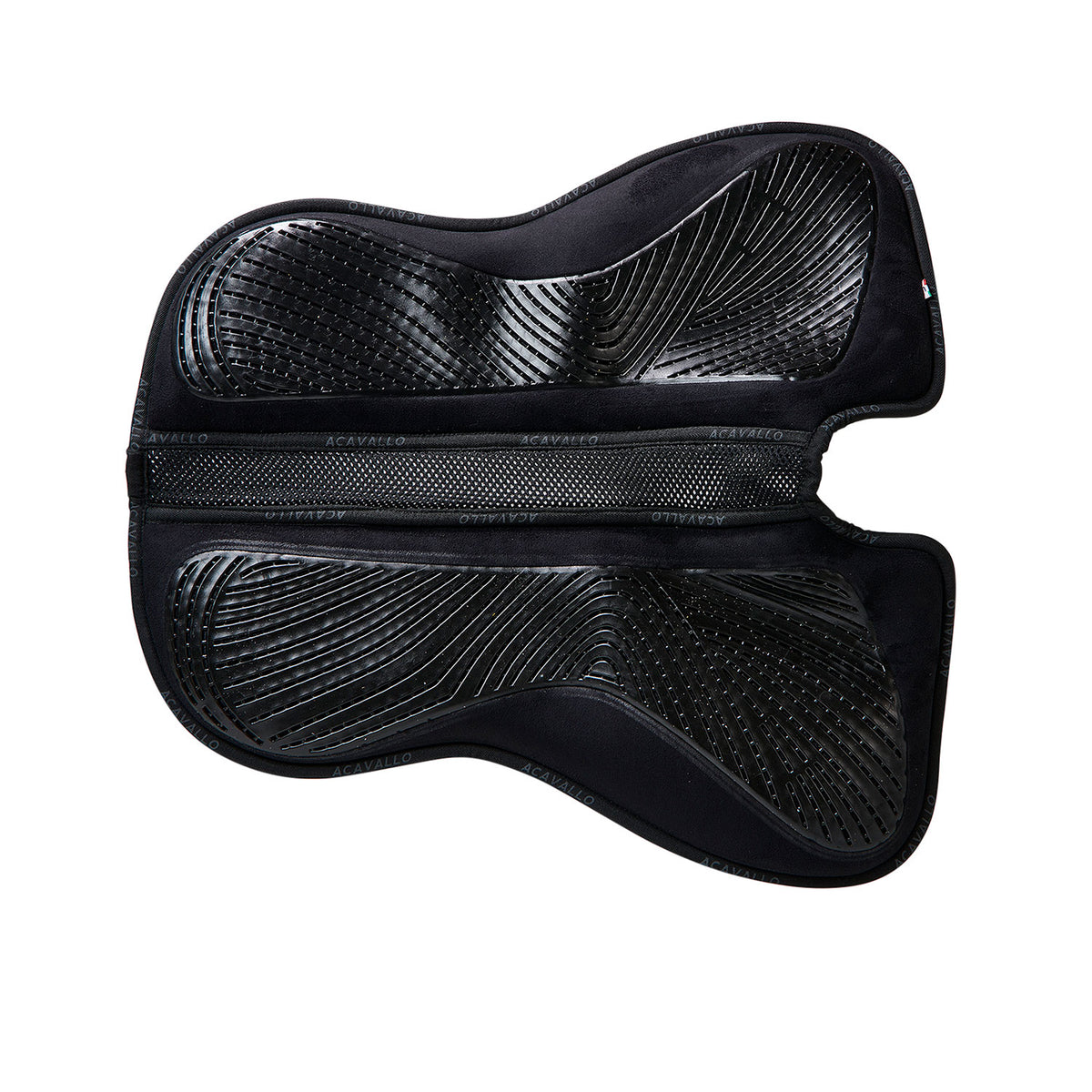Acavallo - Underlag, memory foam, dressur, ruskind, gel grip, flat