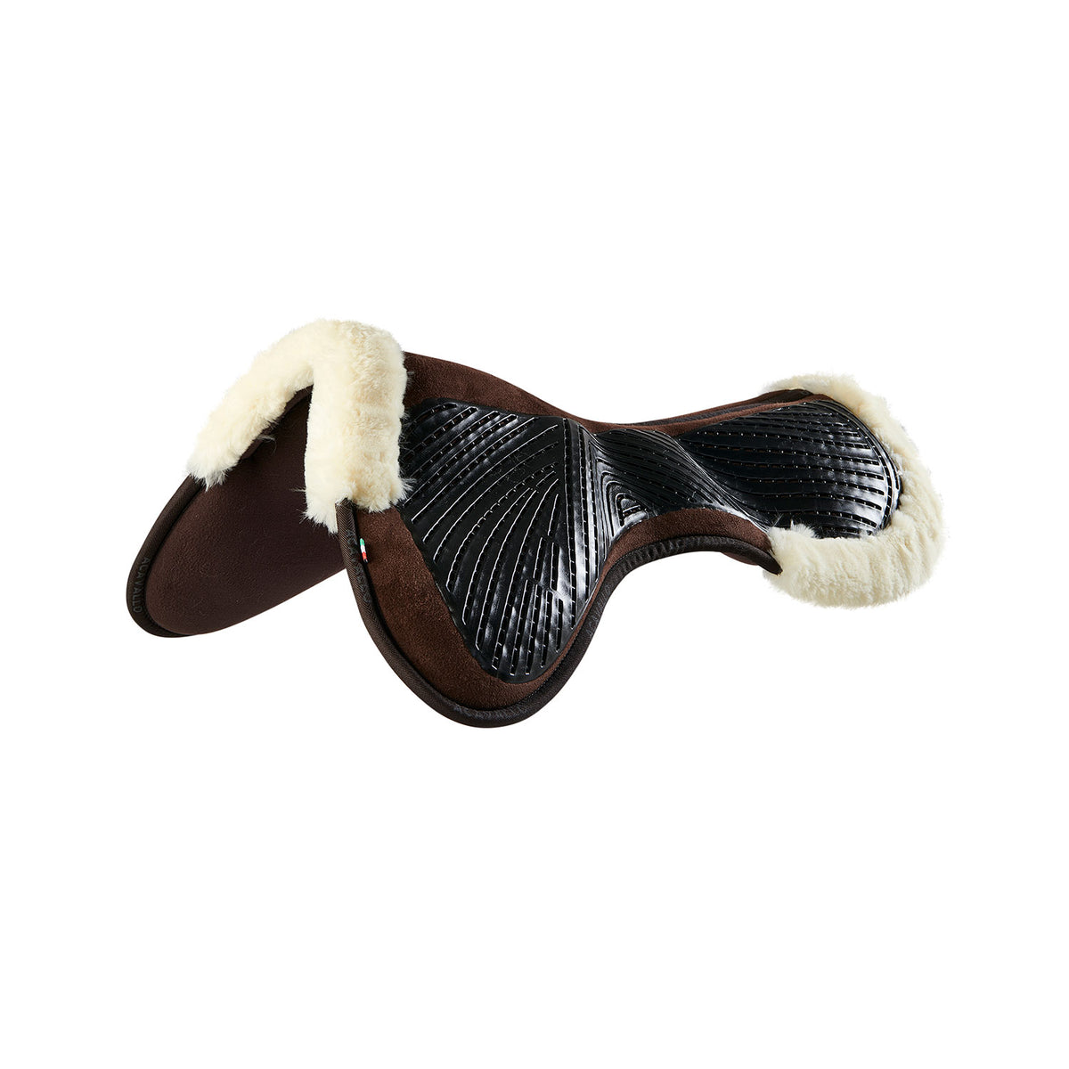 Acavallo - Underlag, memory foam, close contact, cut-out kunstigt lammeskind, gel grip, flat