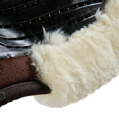 Acavallo - Underlag, memory foam, close contact, cut-out kunstigt lammeskind, gel grip, flat