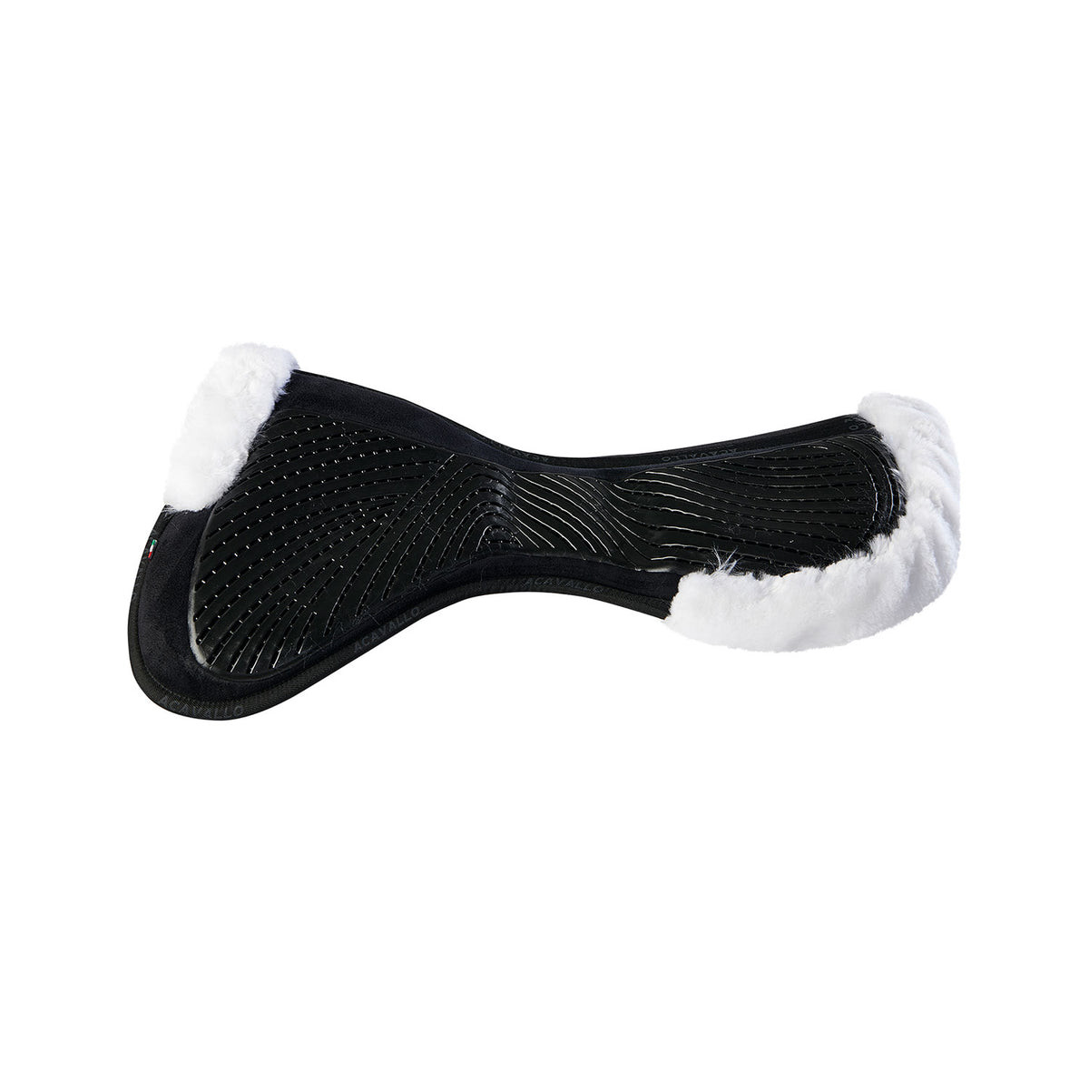 Acavallo - Underlag, memory foam, close contact, cut-out kunstigt lammeskind, gel grip, flat
