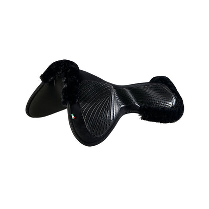 Acavallo - Underlag, memory foam, close contact, cut-out kunstigt lammeskind, gel grip, flat